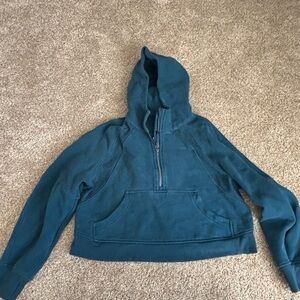 lululemon Teal Scuba Hooded Pullover